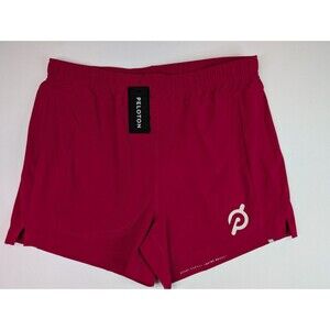Peloton Burgundy 5" Lined Essential Short, Size XL NWT